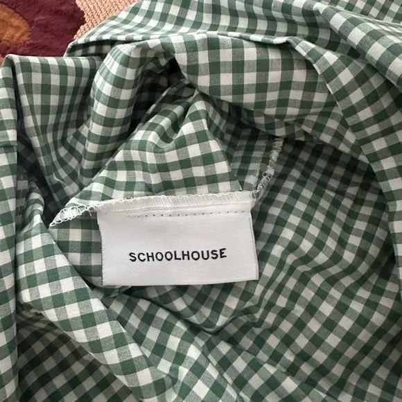 Schoolhouse Gingham Percale Sheet Set - Picture 7 of 8